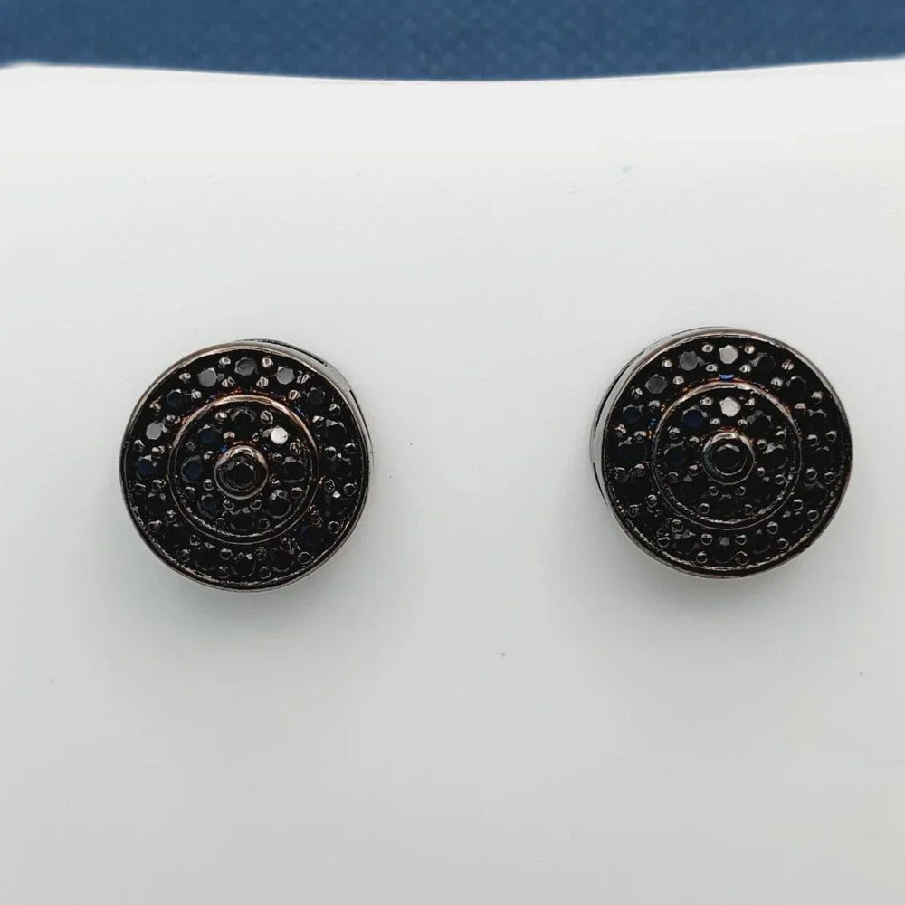 "925 Sterling Silver Plated CZ Earrings, INUS1BR182